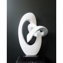 y13551立體雕塑系列-抽象雕塑-歸宿(白色)